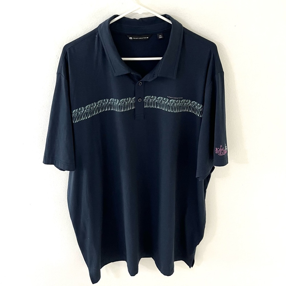 Travis Mathew Tropical Trees Performance Polo, Size: 3XL